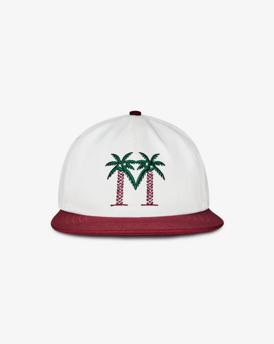 MALBON PALMA DRIVE SNAPBACK | WHISPER WHITE
