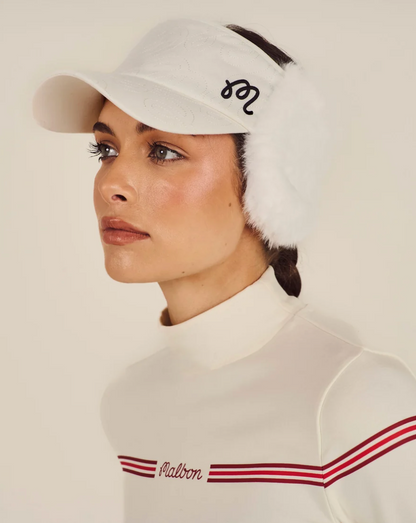 MALBON WINTER EARMUFF VISOR | IVORY