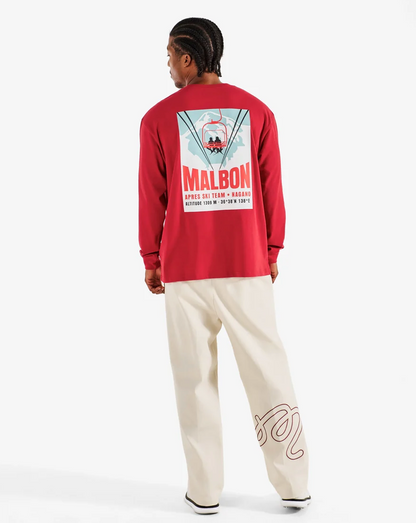 MALBON MOUNTAIN GORSE TEE | SCARLET