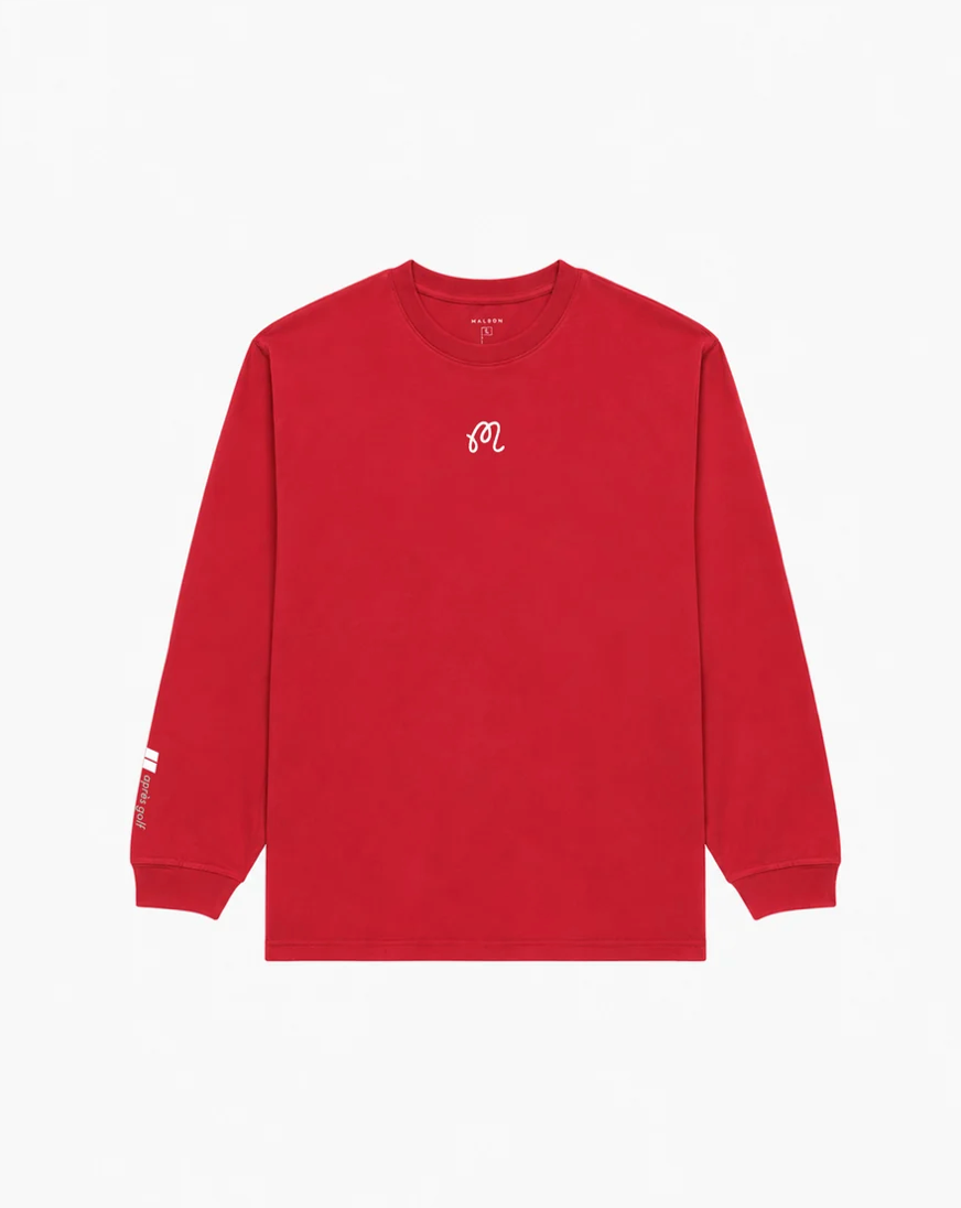 MALBON MOUNTAIN GORSE TEE | SCARLET