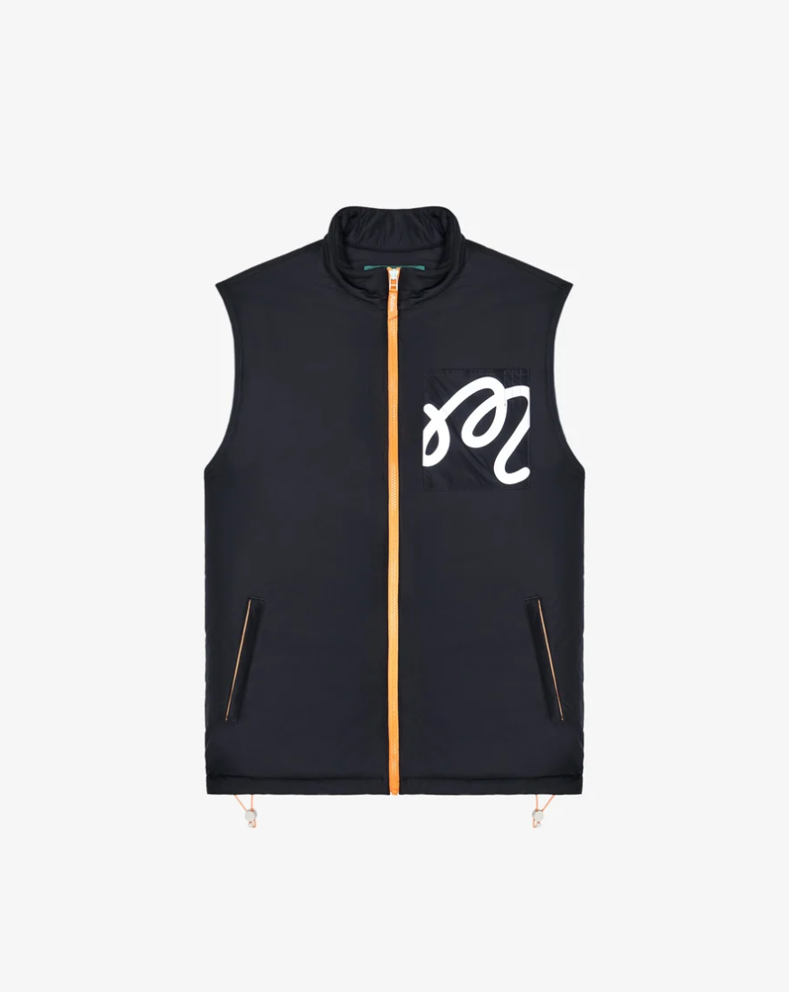 MALBON MOUNTAIN VEST | BLACK