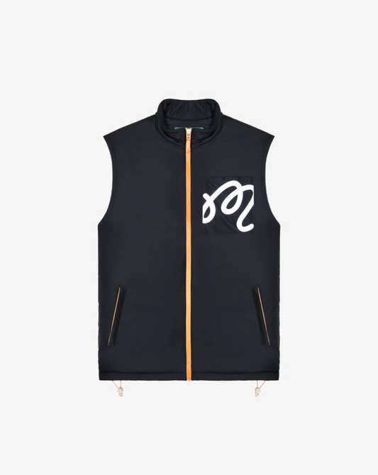 MALBON MOUNTAIN VEST | BLACK