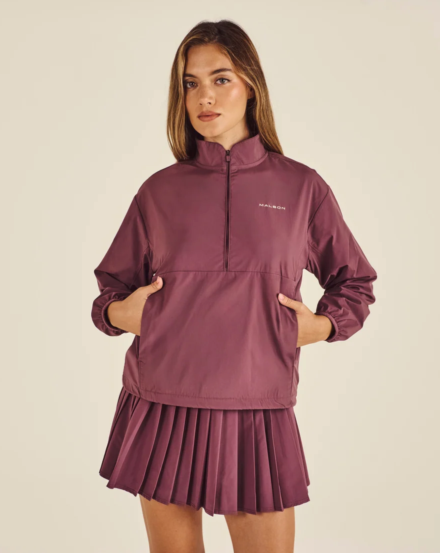 MALBON TABITHA PULLOVER | PLUM WINE