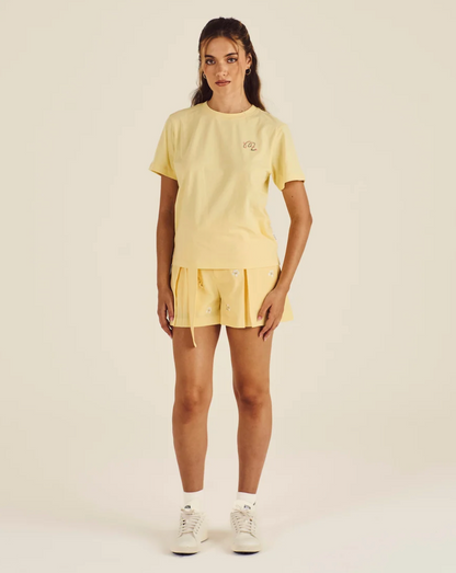MALBON COSETTE BLOSSOM TEE | LEMON MERINGUE