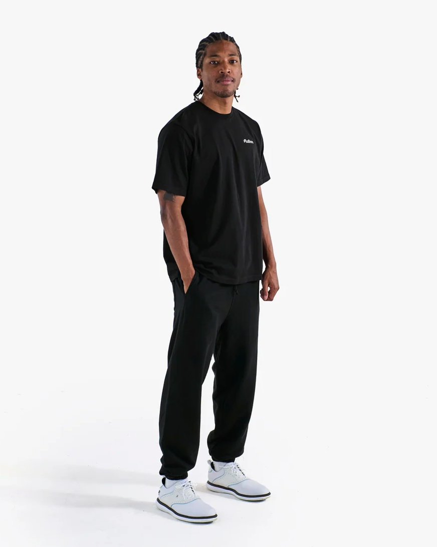 MALBON BERMUDA BALDWIN TEE | BLACK
