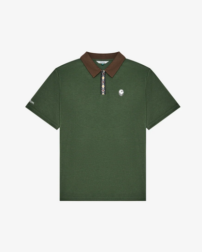 MALBON Grateful Dead Fairway Dancing Buckets Polo | FOREST