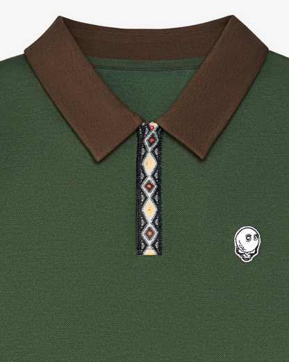 MALBON Grateful Dead Fairway Dancing Buckets Polo | FOREST