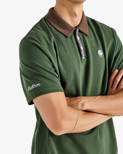 MALBON Grateful Dead Fairway Dancing Buckets Polo | FOREST
