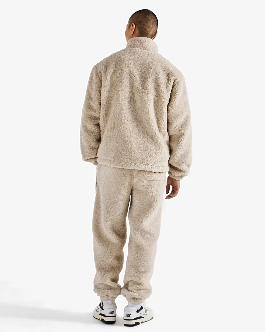 MALBON GRATEFUL DEAD LONG VACATION QUARTER ZIP | HEATHER OATMEAL
