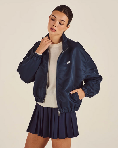 MALBON DELPHINE SCRIPT JACKET | NAVY