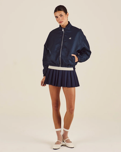 MALBON DELPHINE SCRIPT JACKET | NAVY