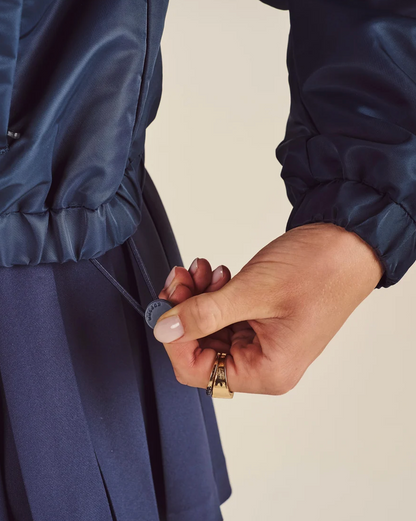 MALBON DELPHINE SCRIPT JACKET | NAVY