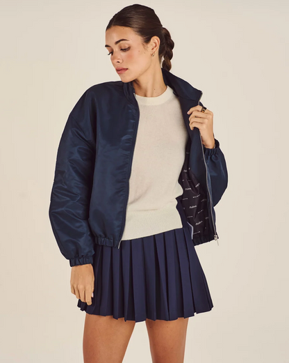 MALBON DELPHINE SCRIPT JACKET | NAVY