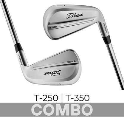 New 2025 Titleist T-250 + T-350 Combo Irons | Left Hand
