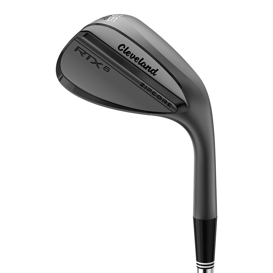 Cleveland RTX6 ZipCore Black Satin Wedge (RH & LH) - Mid bounce