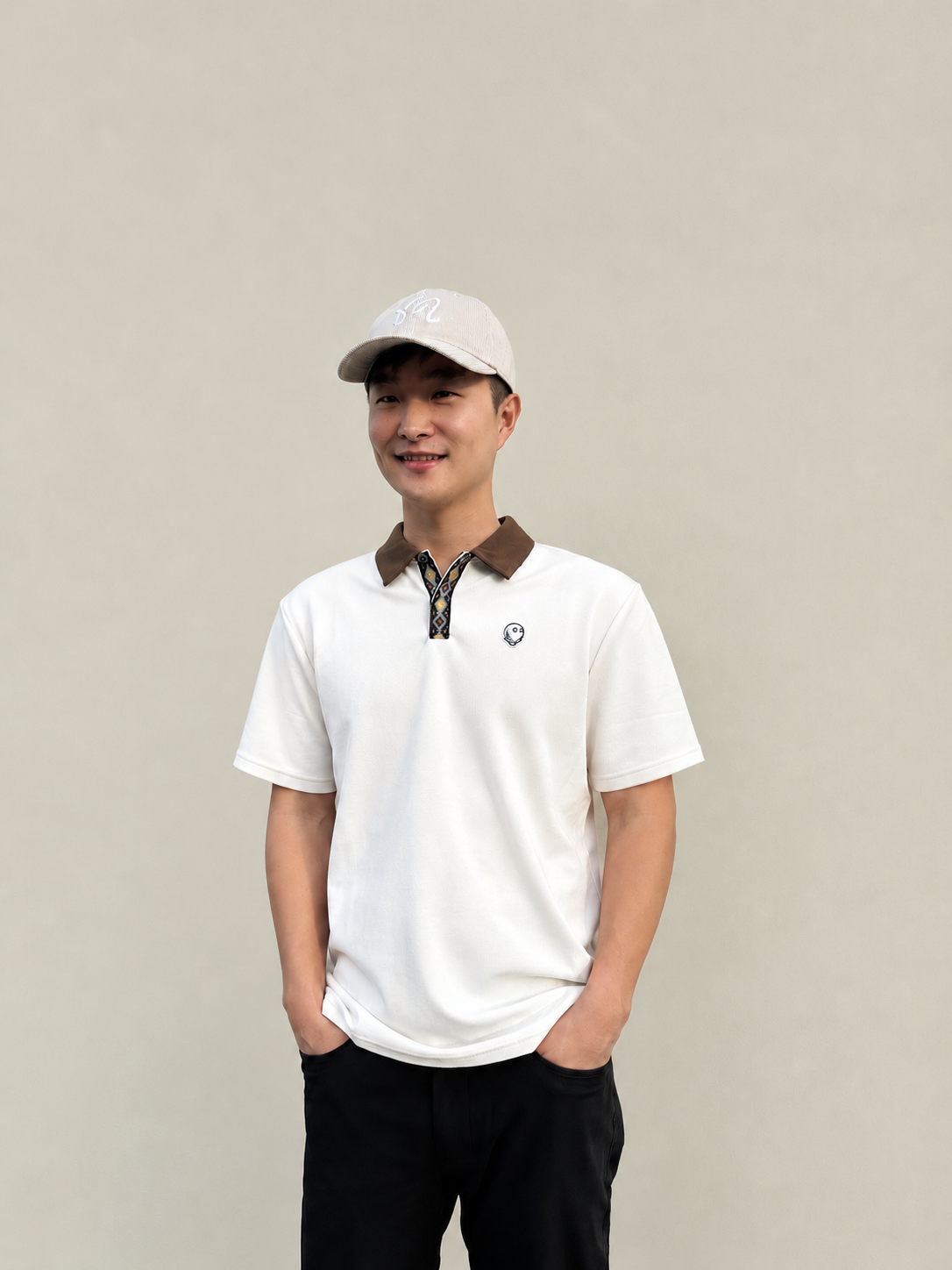 MALBON Grateful Dead Fairway Dancing Buckets Polo | IVORY