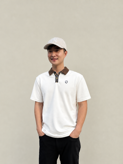 MALBON Grateful Dead Fairway Dancing Buckets Polo | IVORY