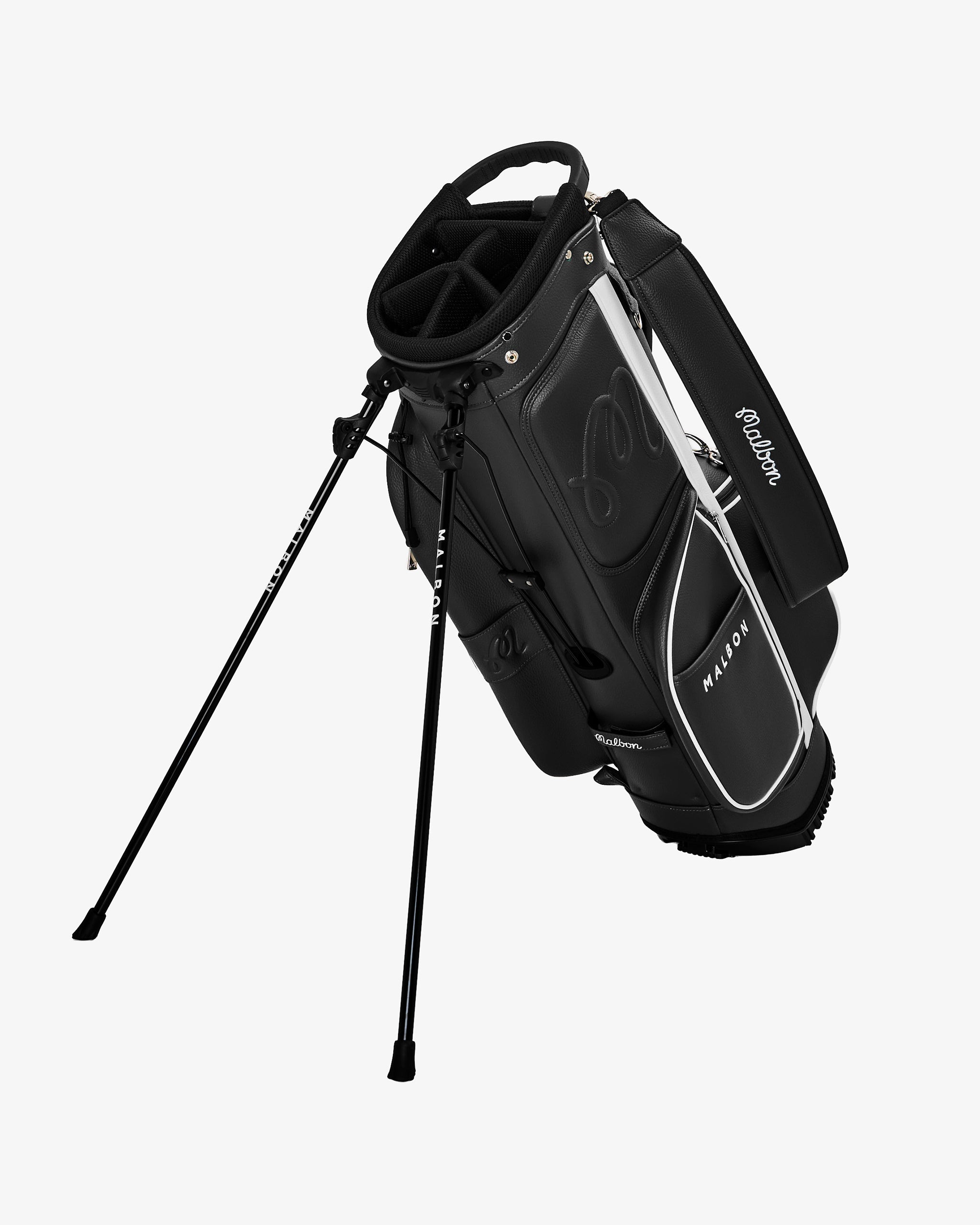 MALBON CART BAG | BLACK – Yesgolfshop.com