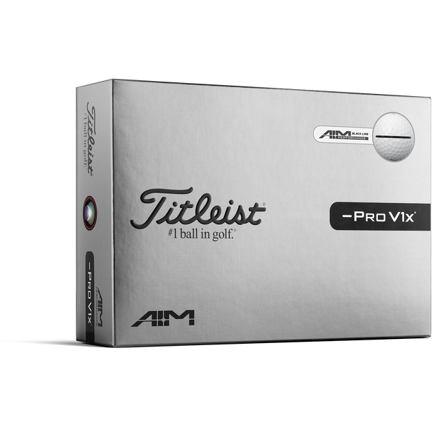 Titleist Pro V1x Left Dash Golf Balls - AIM