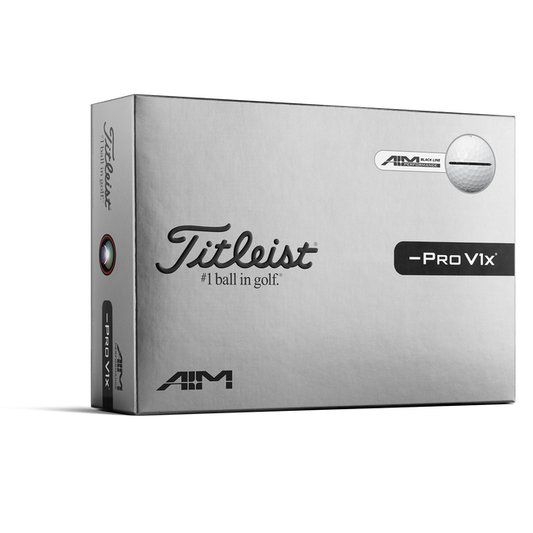 Titleist Pro V1x Left Dash Golf Balls - AIM